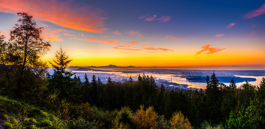 Sunrise Vancouver Photograph By Ian Stotesbury