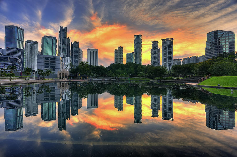 Sunrise View From Suria Klcc Photograph by Photography By Azam Alwi