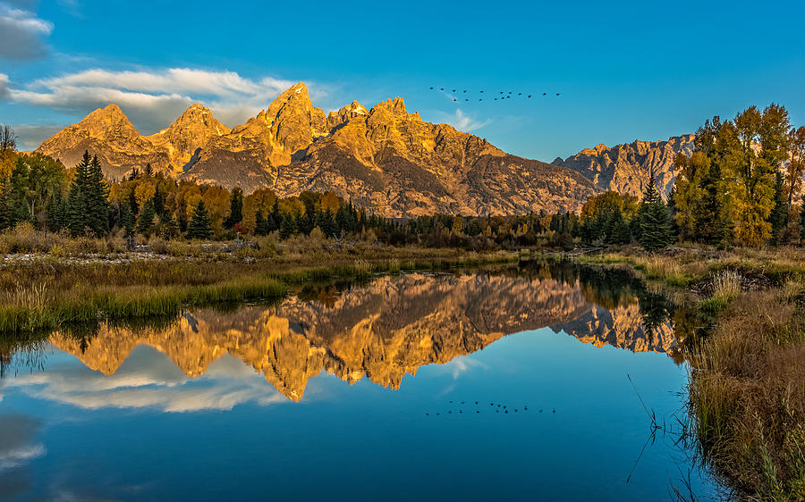 Sunrise Vision At The Grand Tetons Photograph by Yeates Photography