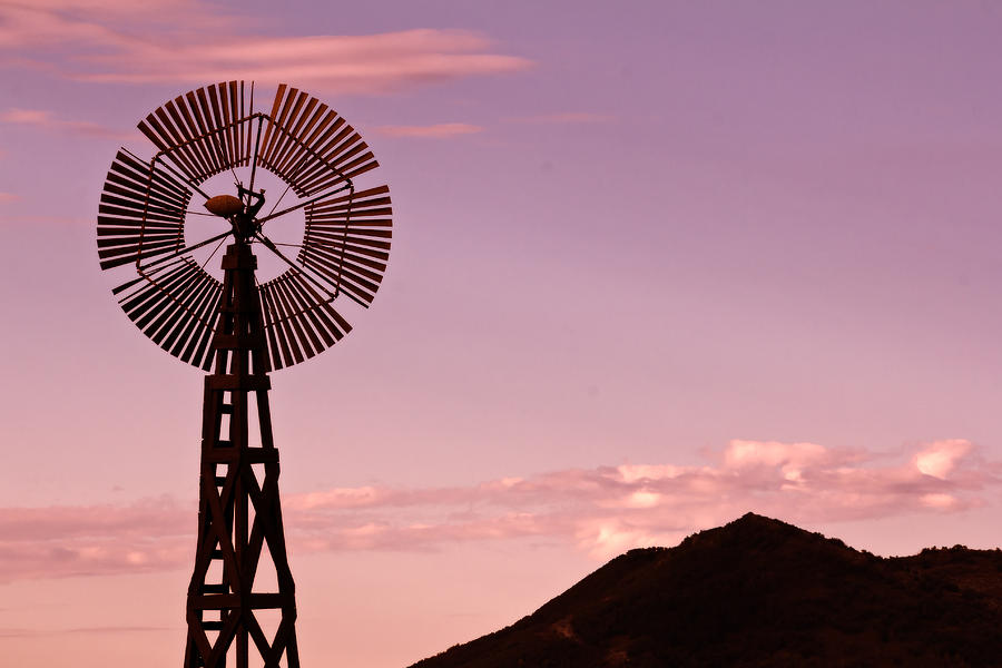 Windmill Photograph - Sunrise Windmill by John McArthur