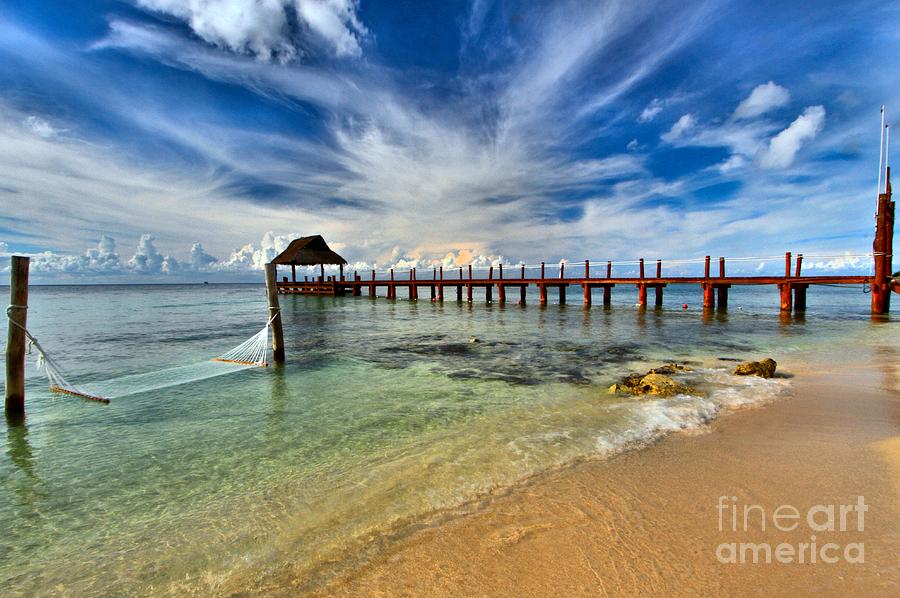Sunscape Sabor Pier Photograph by Adam Jewell