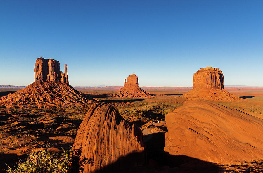 Sunset @ Monument Valley Navajo Tribal Photograph by Philipp Arnold