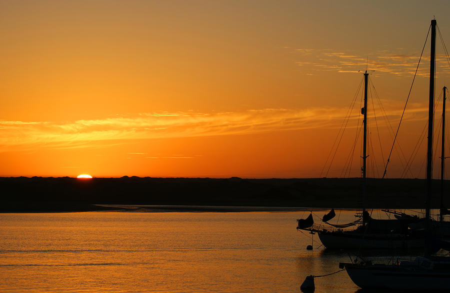 Sunset 2 Morro Bay California Photograph by Ernest Echols