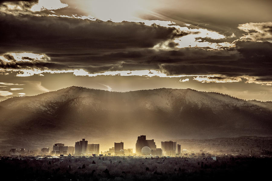 Reno Sunset 2061 Photograph