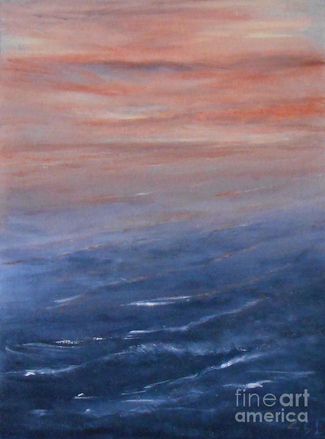 Sunset 3 Painting by Jane See