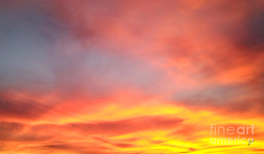 Sunset 4 Photograph by Ze  Di