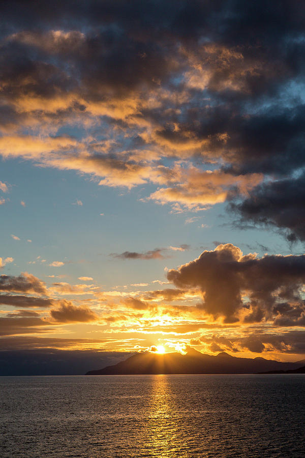 Sunset Above The Isle Of Skye, Scotland Photograph by Jonathan Irish
