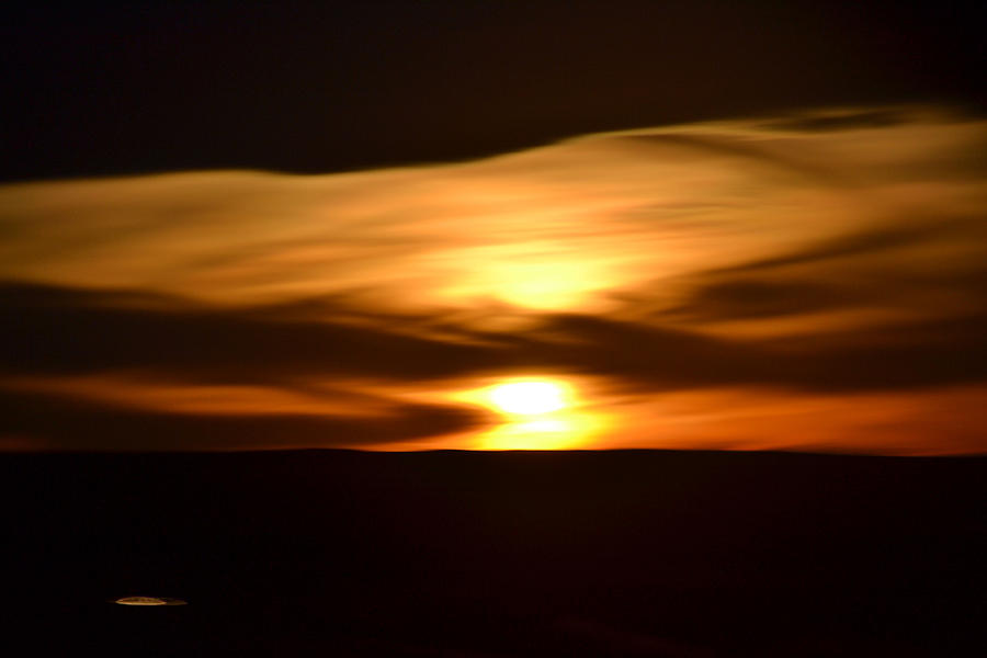 Sunset Abstract I Photograph by Nadalyn Larsen