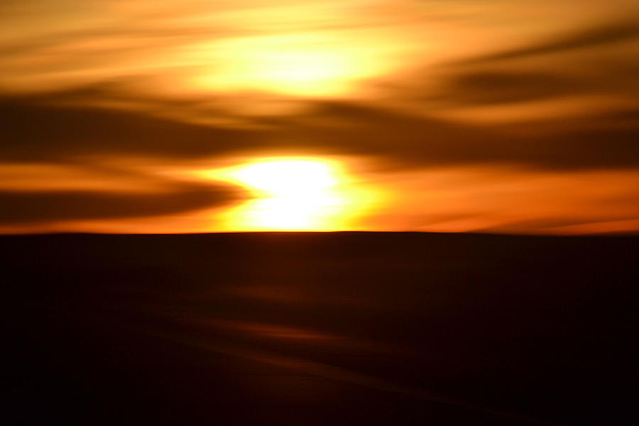 Sunset Abstract II Photograph by Nadalyn Larsen