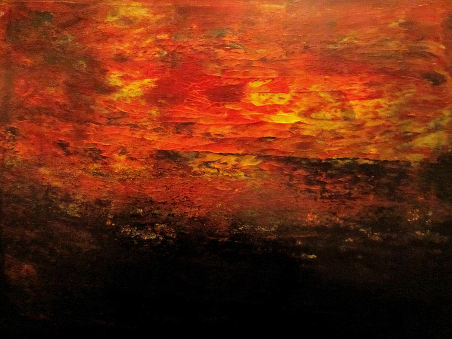 Sunset Mixed Media by Aimee Bruno