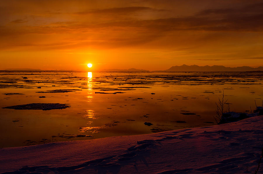 Sunset Alaska Photograph