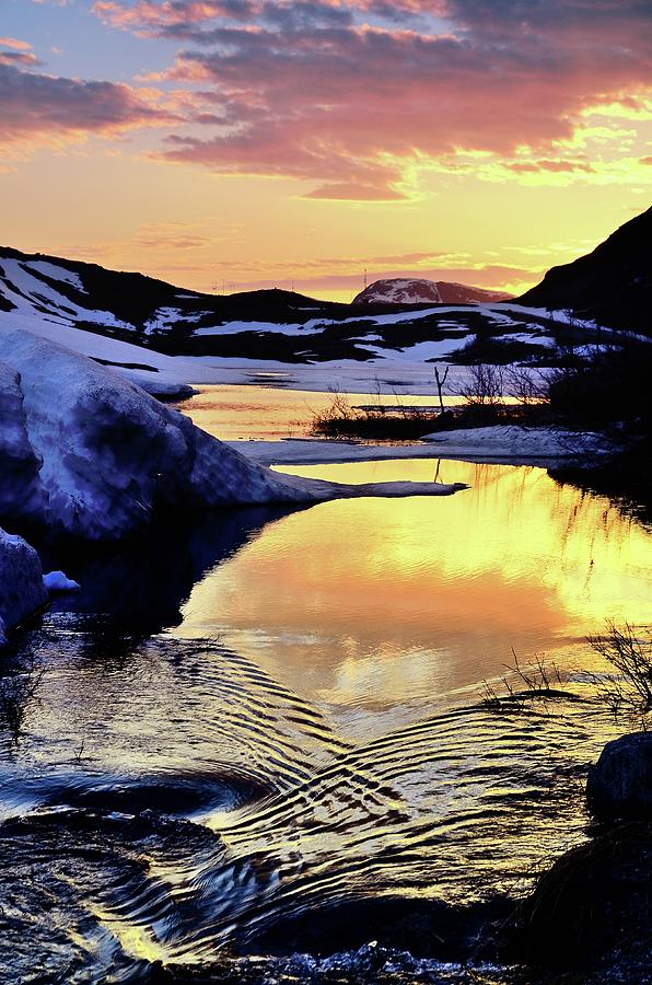 Sunset And Water Photograph by John Hemmingsen