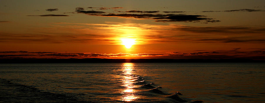 Sunset Photograph - Sunset by Ann-Charlotte Fjaerevik