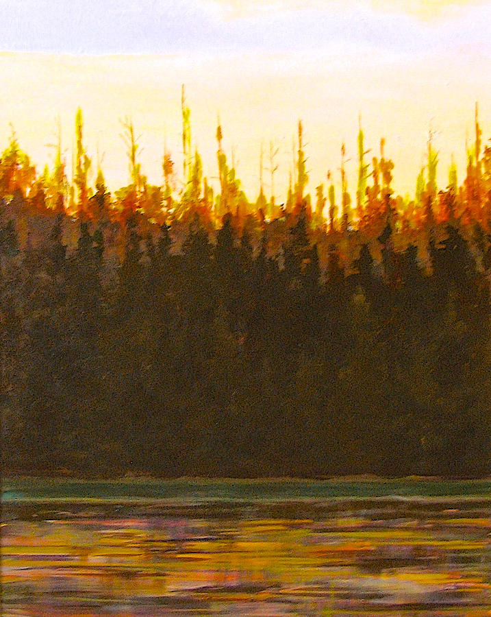 Sunset  Painting by Anne F Marshall
