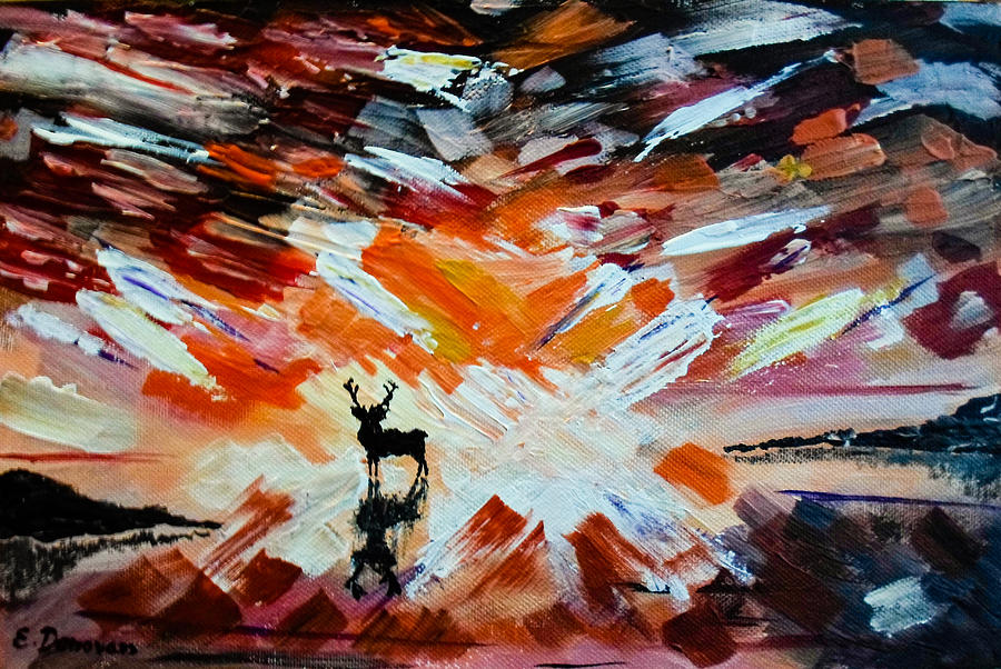 Sunset Painting - Sunset Appearance by Eliza Donovan