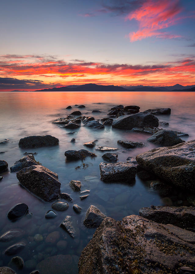 Sunset at Acadia Beach Photograph by Alexis Birkill