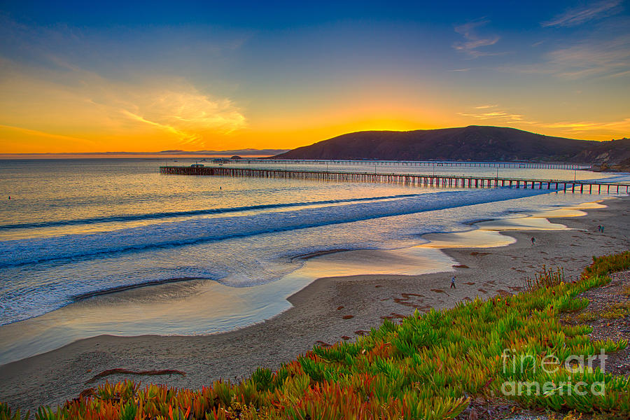 Sunset At Avila Beach Photograph by Mimi Ditchie