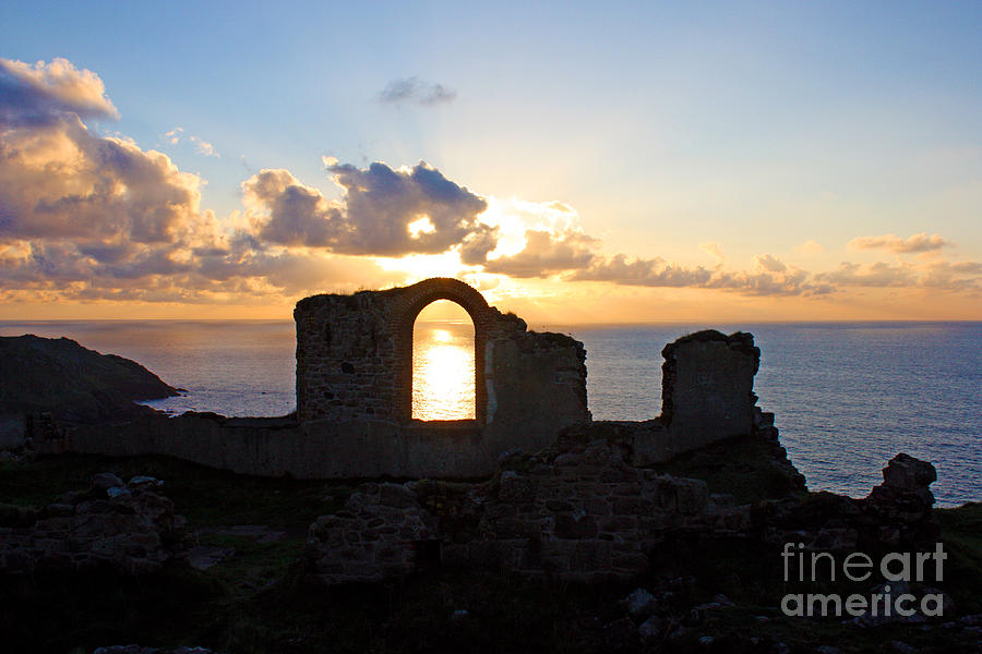 Sunset Photograph - Sunset at Botallack by Terri Waters