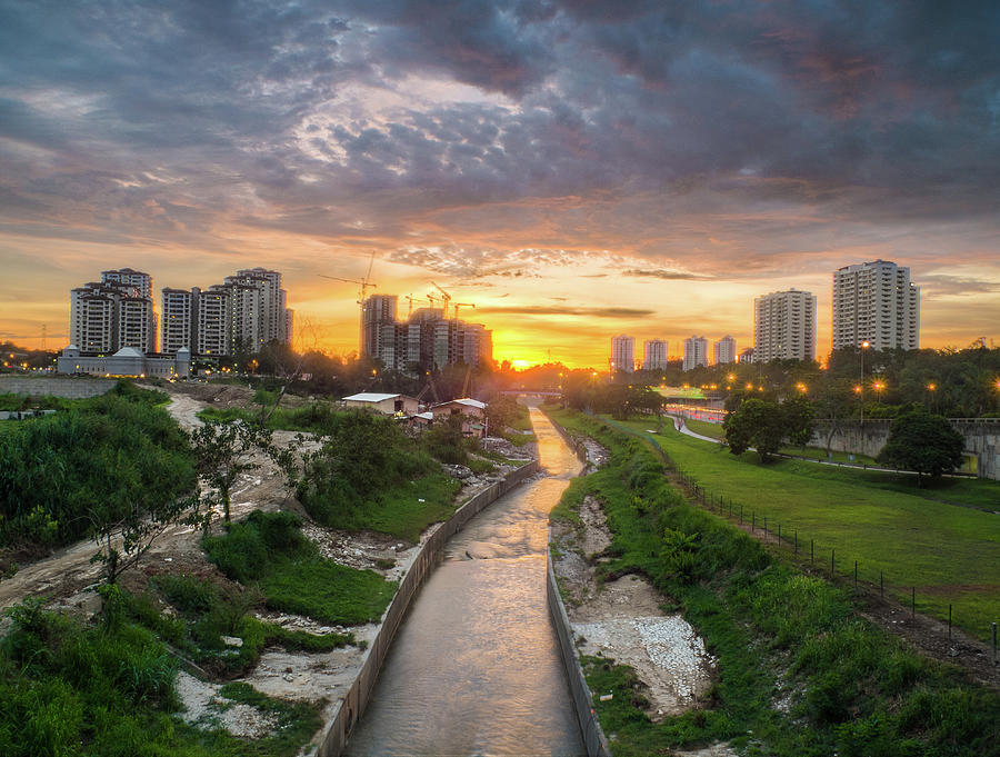 Sunset At Bukit Jalil by Muhammad Hafiz Bin Muhamad