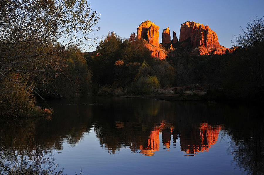 Sunset at Cathedral Rock  Photograph by  Dan Myers