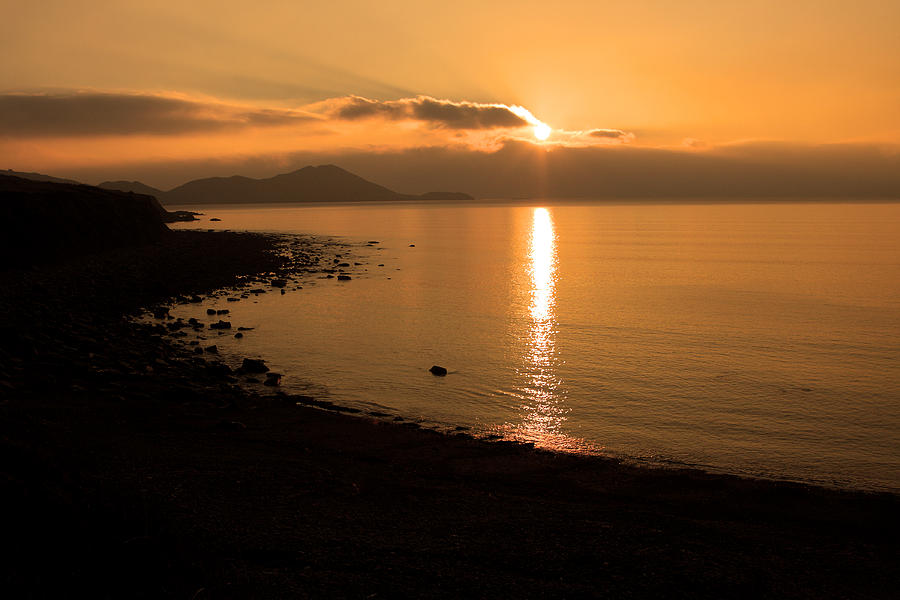 Sunset On A Western Shore Photograph by Aidan Moran