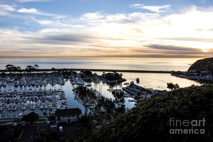 Sunset at Dana Point Photograph by Timothy OLeary