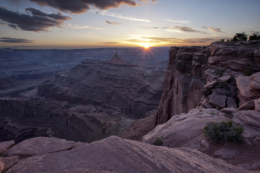 Sunset at Deadhorse Point Photograph by Melany Sarafis