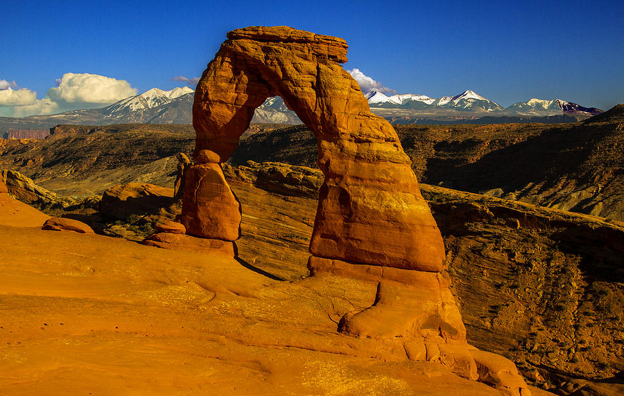 Sunset at Delicate Arch Photograph by Kunal Mehra