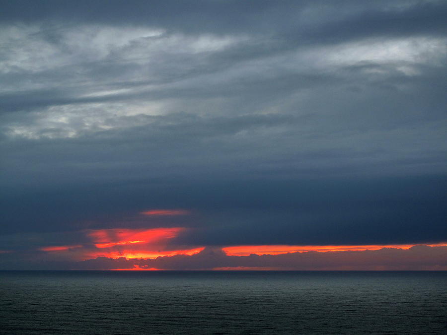 Sunset At Hurricane Point Photograph by Derek Dean