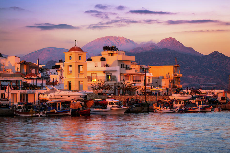 Sunset At Ierapetra, Crete, Greece Photograph by Joe Daniel Price