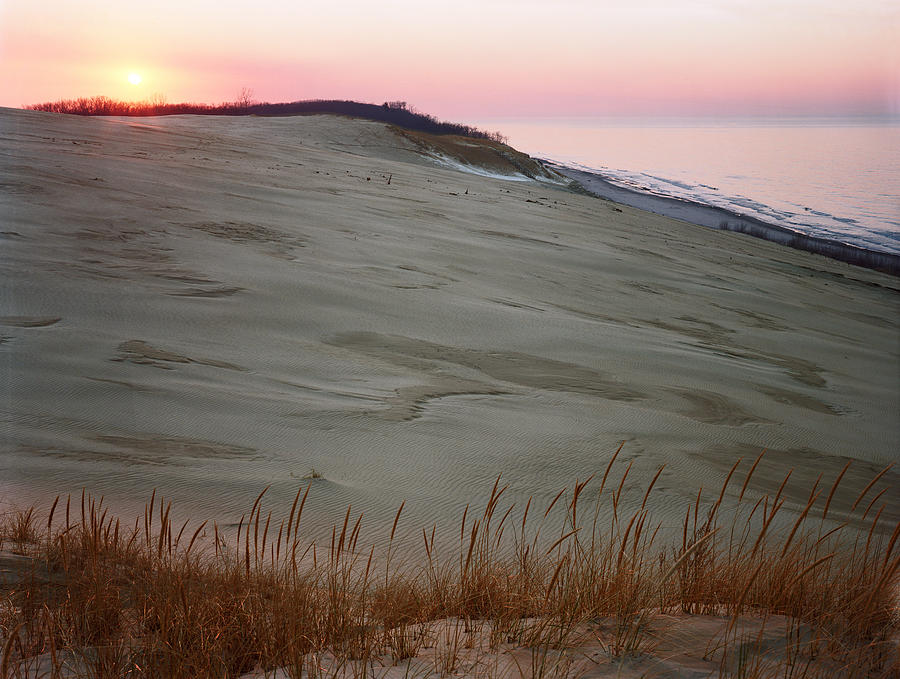 Indiana Dunes National Lakeshore Photograph - Sunset at Indiana Dunes by Kris Rasmusson