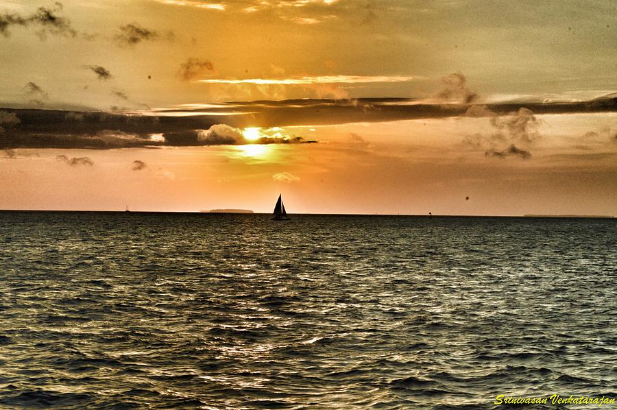 Sunset At Key West Photograph