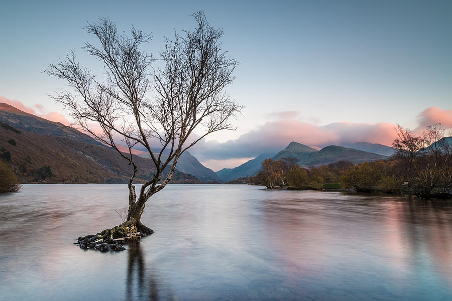 Sunset at Llyn Padarn Photograph by Christine Smart - Fine Art America