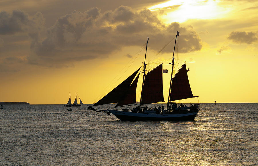 Sunset At Mallory Square II Photograph by Greg Graham
