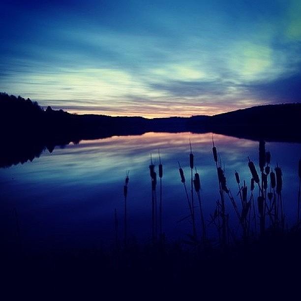 Sunset Photograph - #sunset At Moraine State Park #tbt by Doug Michaels