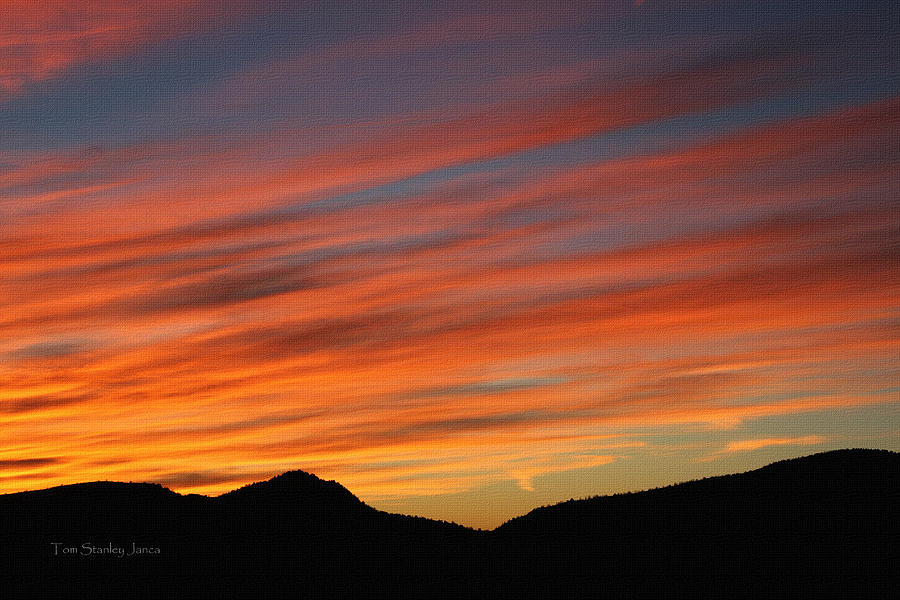Sunset At Mt. Ord Photograph by Tom Janca Sunset At Mt. Ord Photograph by Tom Janca