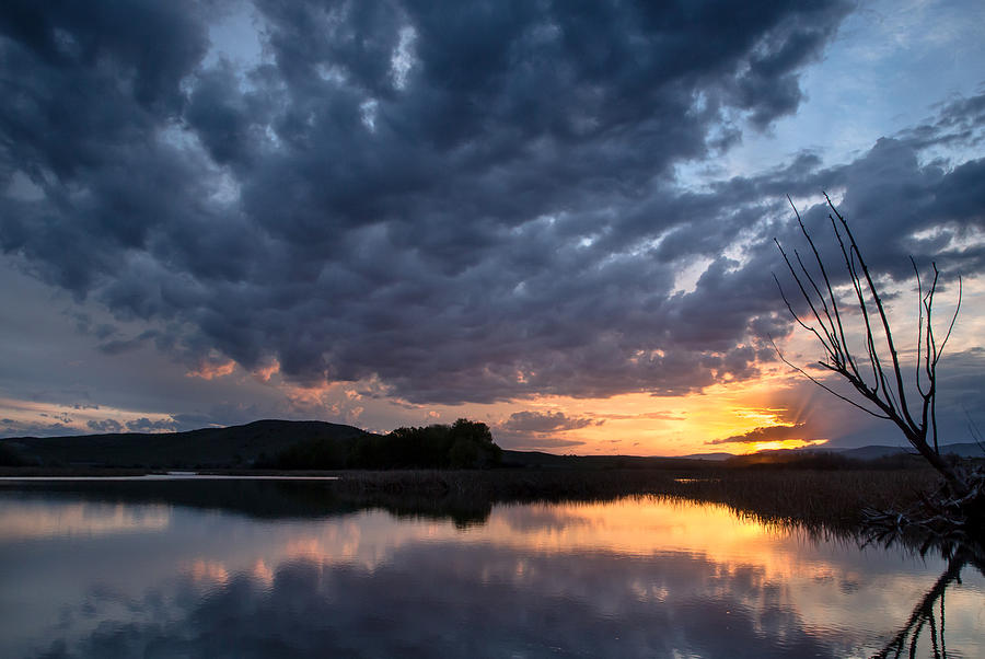 Sunset at Pablo Reservoir Photograph by Jack Bell