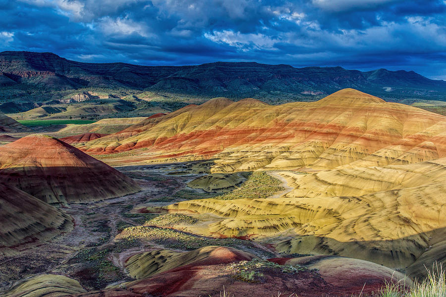 Sunset at Painted Hills Photograph by Mike Centioli
