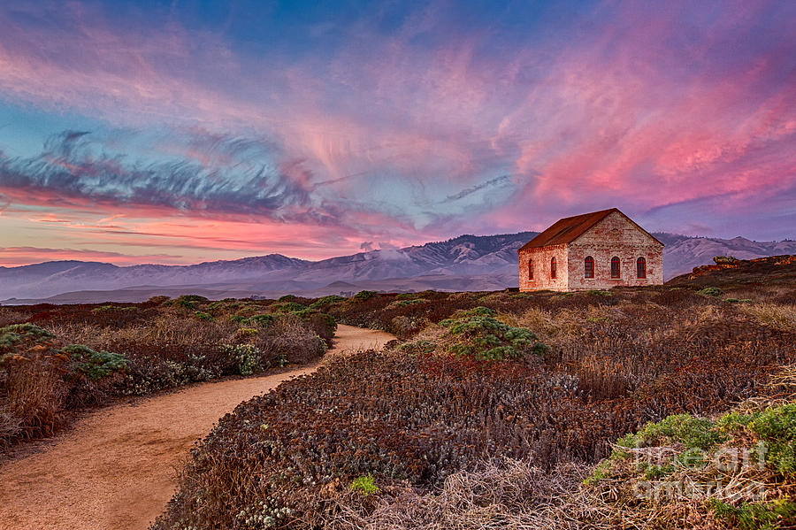 Sunset At Piedras Blancas Photograph by Mimi Ditchie