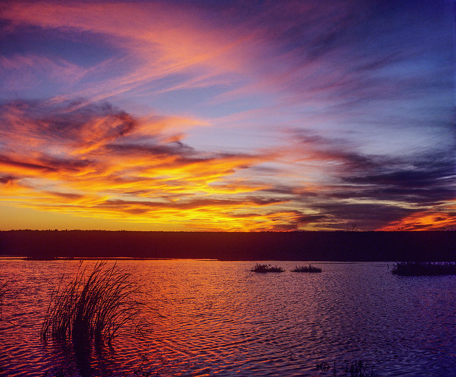 Sunset At Pyramid Lake, Nevada Photograph by Ron thomas