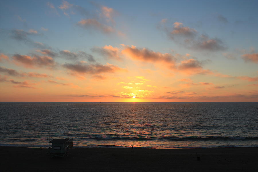 Sunset at Redondo Beach Photograph by Daniel Schubarth