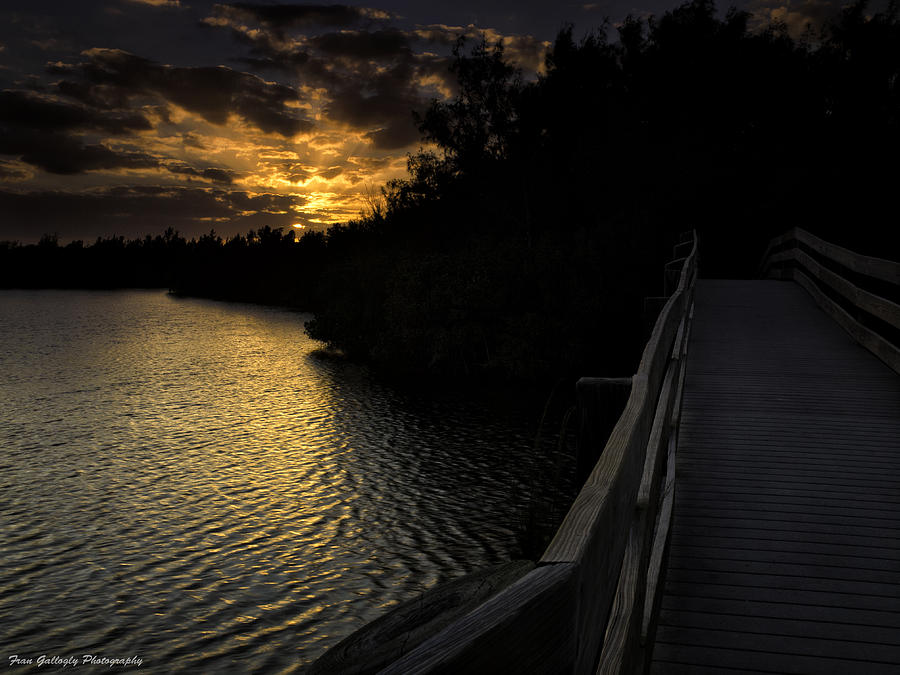 Sunset Photograph - Sunset at Round Island Park by Fran Gallogly