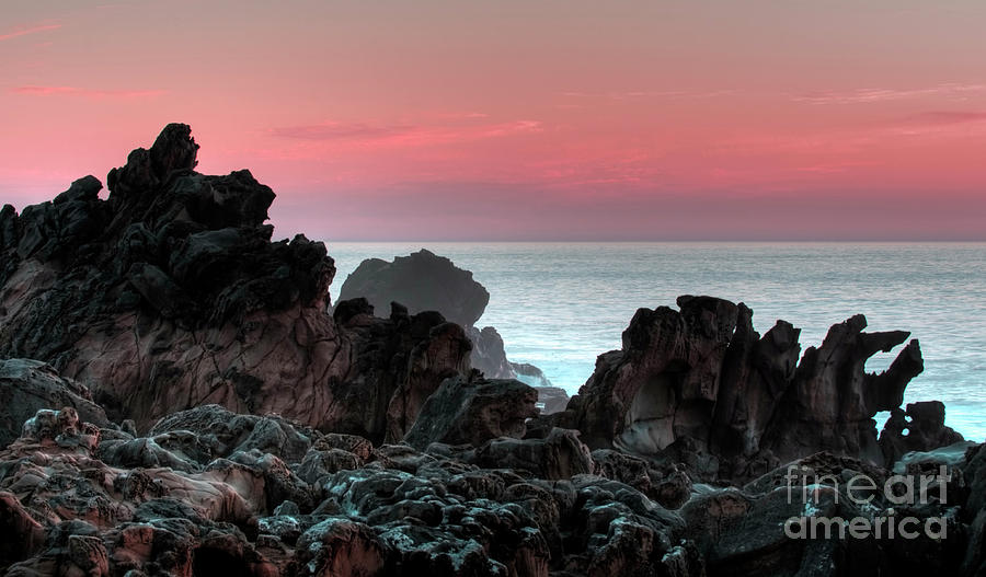 Sunset Photograph - Sunset At Salt Point by Bob Christopher