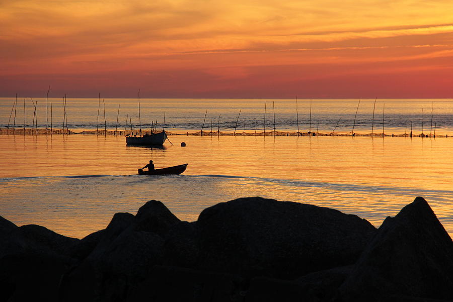 Sunset at Sandy Cove Photograph by John G Schickler