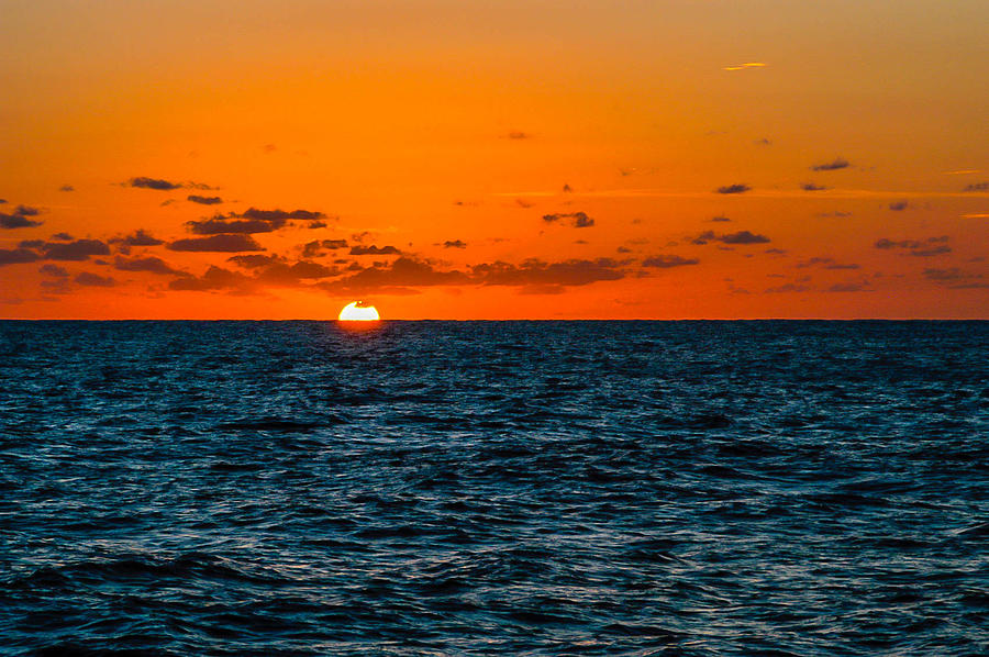 Sunset at Sea Photograph by Trace Kittrell - Fine Art America