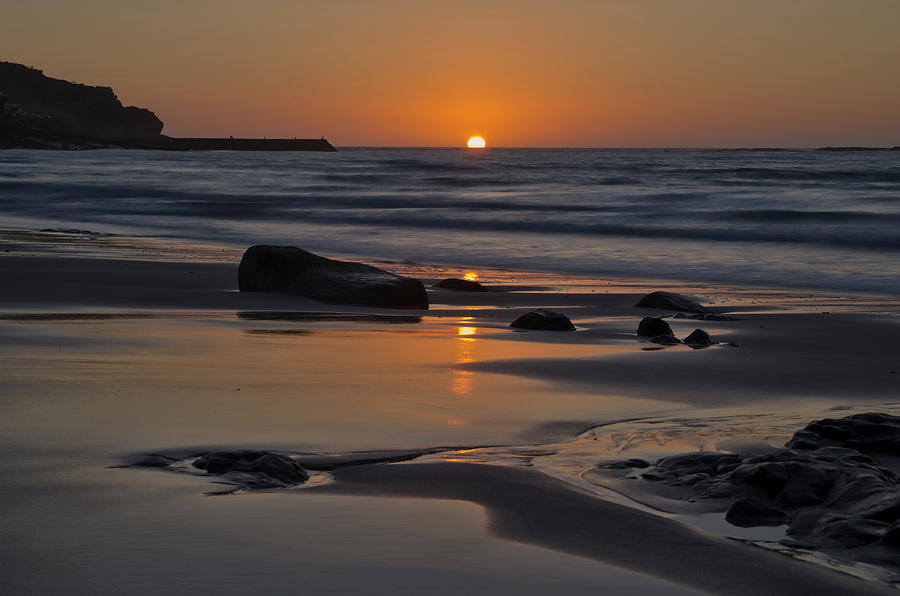 Sunset at Sennen Photograph by Pete Hemington