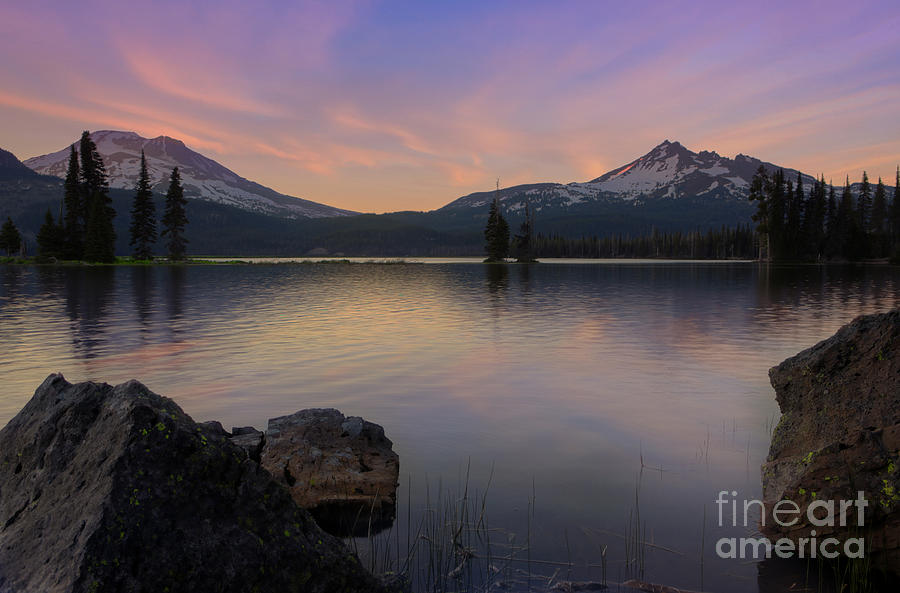 Sunset at Sparks Lake Photograph by Keith Kapple