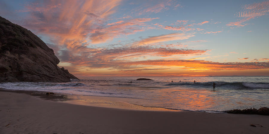 Sunset at Strands Beach Photograph by Cliff Wassmann