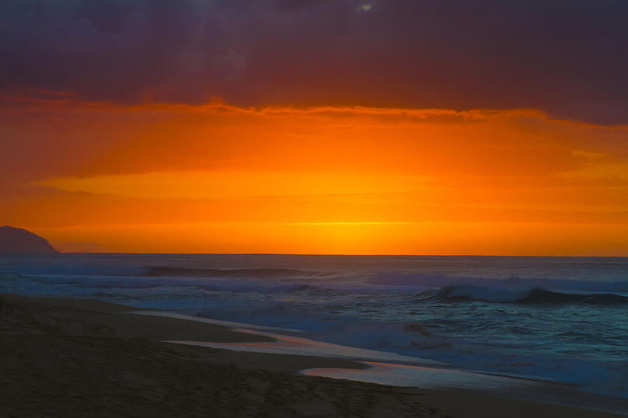 Sunset Photograph - Sunset at Sunset Beach by Scott Terna