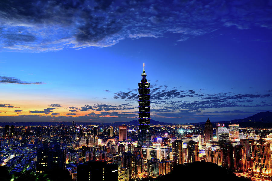 Sunset At Taipei City Photograph by Cheerc Photography